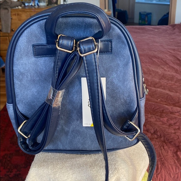 Christian Lacroix Indigo Denim Backpack - Picture 2 of 3